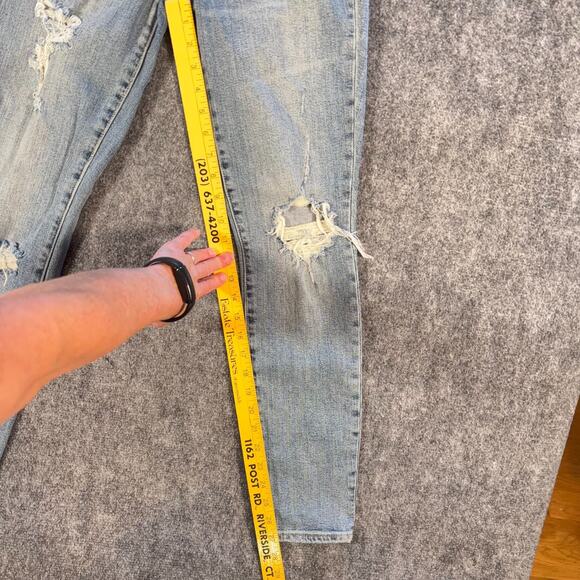 Gap 1969 Women’s 27 True Skinny Jeans Light Indigo Mid Rise Stretch Denim - Picture 7 of 9